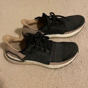 Adidas ultraboosts. Tan and black. Size 10.5